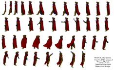 Wrath of Jafar SNES Sprites