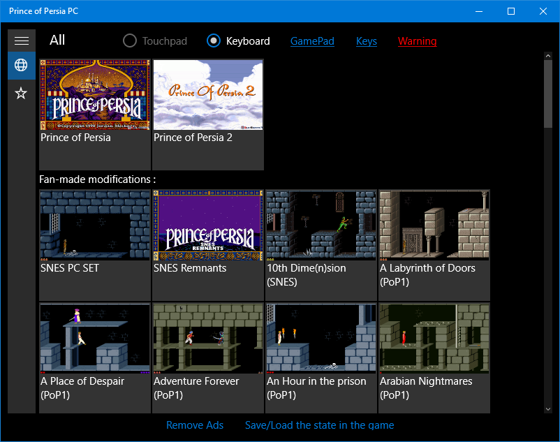 Prince of Persia 1 Windows Phone